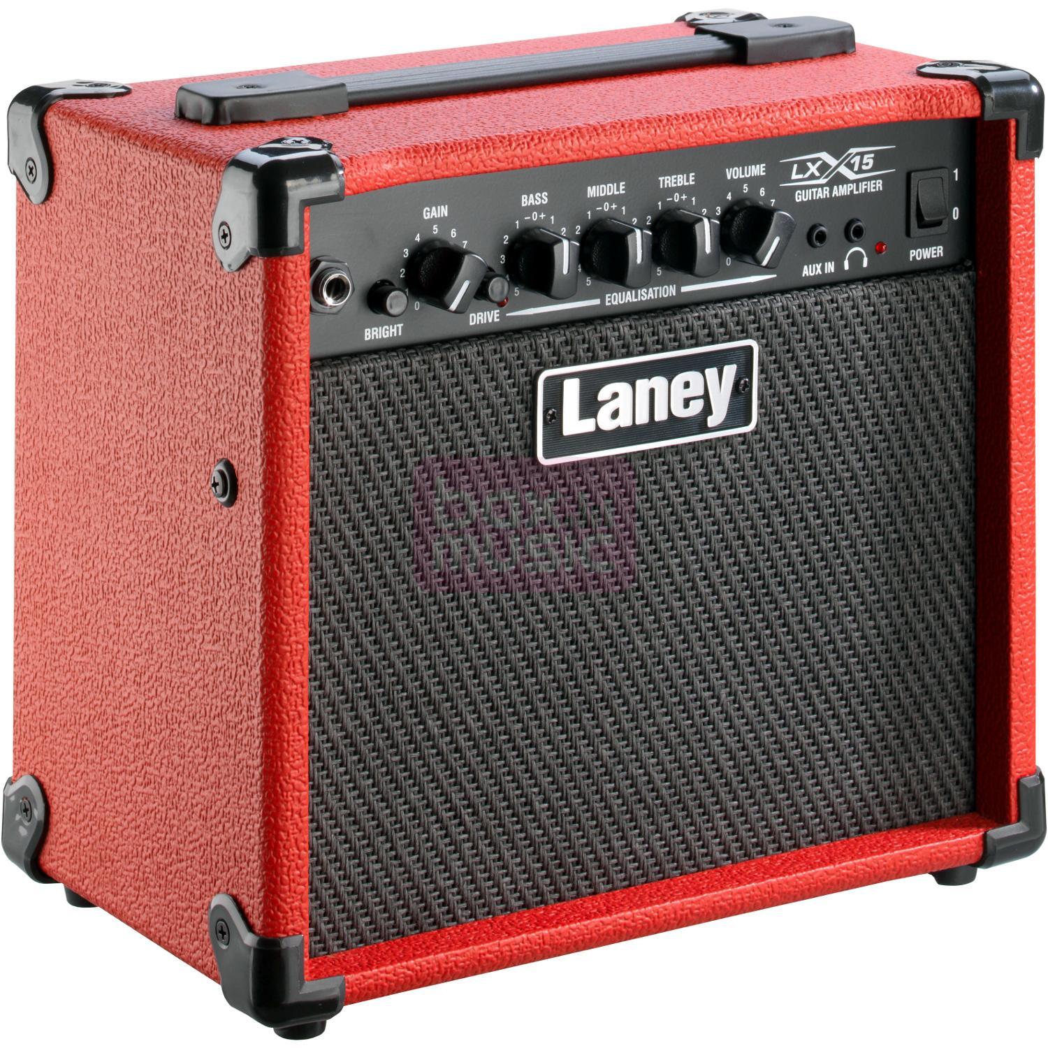 Laney LX15-RED 15W transistor gitaarversterker combo