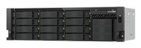 QNAP TS-H1655XEU-RP Opslagserver Rack (3U) Intel Atom® C5125 8 GB DDR4 0 TB QuTS hero Zwart, Grijs