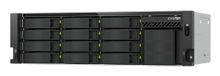 QNAP TS-H1655XEU-RP Opslagserver Rack (3U) Intel Atom® C5125 8 GB DDR4 0 TB QuTS hero Zwart, Grijs