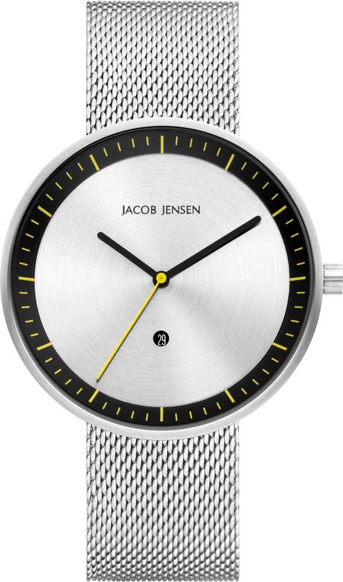 Jacob Jensen 277 horloge heren - zilver - edelstaal