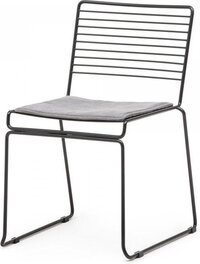 Wire Chair- Zwart Staal