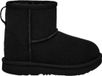 UGG Meisjes Laars 1017715T/Blk T Classic Mini Ii Zwart Leer Enkellaarsjes Maat 25