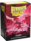 Ronde Dragon Shield Matte Dual Sleeves Fury 100x