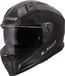 LS2 FF811 Vector II Carbon Forged, casque intégral, Noir/Gris Foncé, 3XL