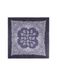 SILK & CASHMERE foulard bleu marine
