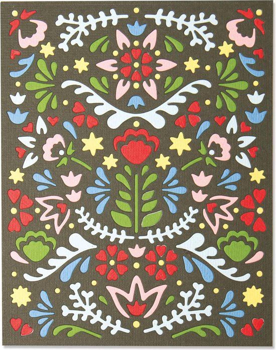 Sizzix Thinlits Snijmal - Folk Mask