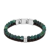 Fossil JF04854040 Heren Armband 21.5cm - Zilverkleurig