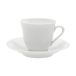 Rörstrand Swedish Grace Tasse avec soucoupe 16 cl Neige