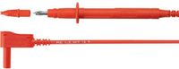 Schützinger Veiligheidsmeetsnoer SPL 7312 Ni / 1 / 100 / RT Stekker 4 mm Testpunt Rood 1 stuk(s)