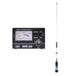 PNI ML75 CB-antenne, 75 cm, 300 W, opvouwbaar en PNI SWR-300 reflectometer voor SWR-meting, zwart