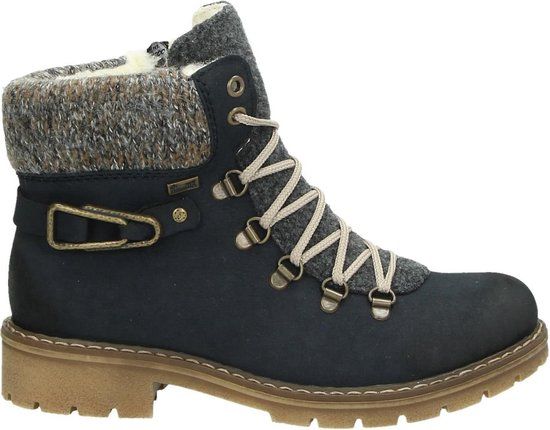 Rieker dames boot - Blauw - Maat 42