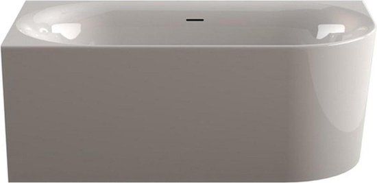 Plieger Kansas Hoekbad - 155x80cm - Hoek links - Acryl - Wit