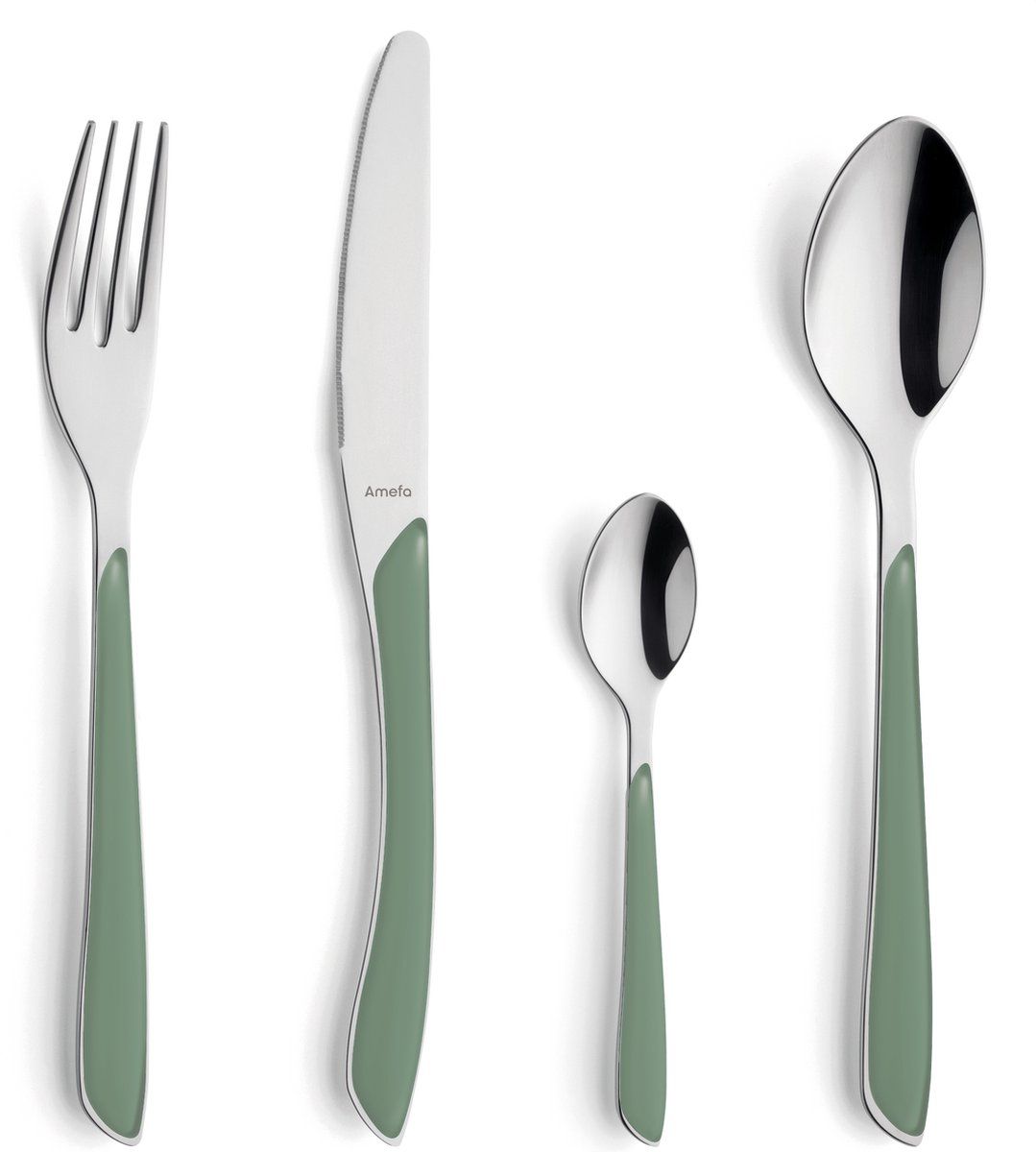 Amefa Eclat Botanical Matt Groen 24-delige Bestekset