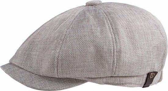 LGT JWLS Lookinggoodtoday Vintage Stijl Lichtgrijze Katoenen Baret voor Heren