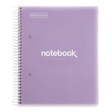 Miquelrius Notitieboek A5 Emotions 120 vellen 90 g/m² horizontaal gelinieerd 7 mm 5 gekleurde strepen spiraalbinding microgeperforeerd deksel polypropyleen 2 gaten