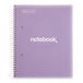 Miquelrius Notitieboek A5 Emotions 120 vellen 90 g/m² horizontaal gelinieerd 7 mm 5 gekleurde strepen spiraalbinding microgeperforeerd deksel polypropyleen 2 gaten