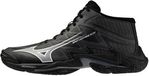 Mizuno Wave Lightning Elite Mid Indoor Schoenen Unisex Volleybal Zwart/Grijs 44.5
