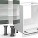 Vicco Hoekkeuken Fame-Line, Groen-Goud Landhuis/Wit, 347 x 257 cm, WB Marmer