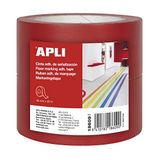 APLI 18609 plakband, PVC, rood, 40 mm x 33 m, 160 μm, 2 stuks