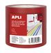 APLI 18609 plakband, PVC, rood, 40 mm x 33 m, 160 μm, 2 stuks
