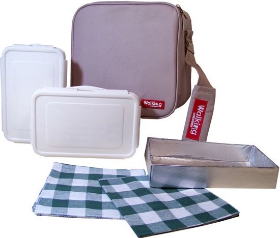 Bergner Lunchtas compleet (grijs