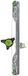 Valeo Raambedieningsmechanisme Links Voor 850636 | Compatibel met: FIAT IDEA, LANCIA MUSA