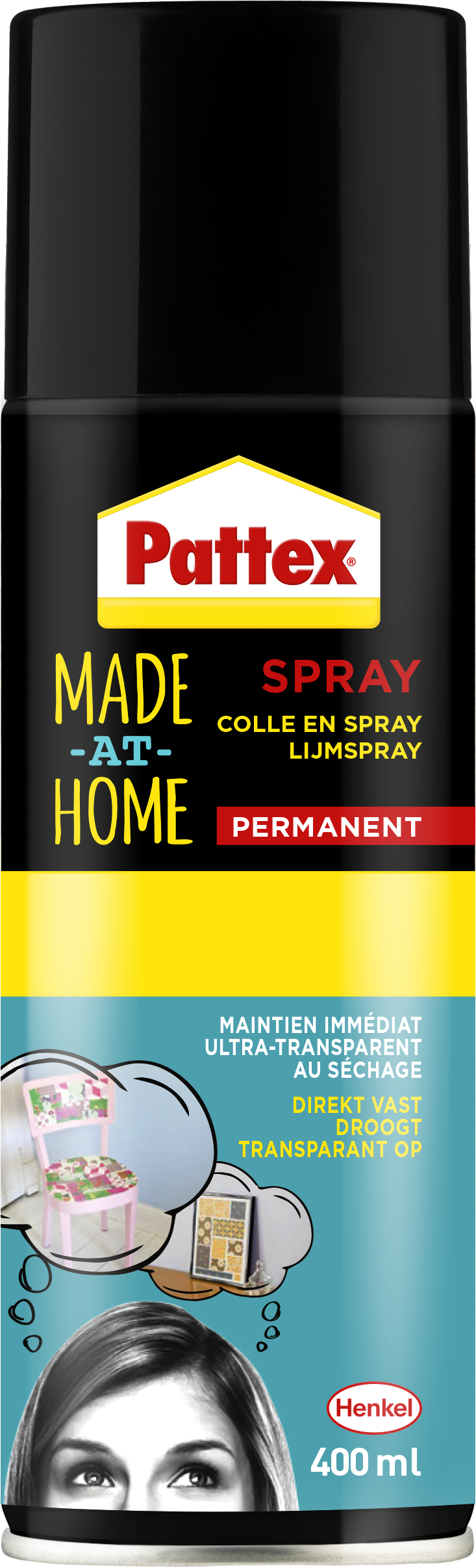 Pattex Made At Home lijmspray permanent 400ml