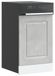 Merkloos Vaatwasserpaneel Beton Grijs 45x1,5x67 cm