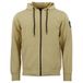 Peak Mountain Katoenen sweatshirt met volledige rits French Terry Beige L