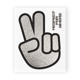 Quattroerre 6334 sticker Respect for Bikers Tabella grootte 10 x 12 cm