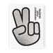 Quattroerre 6334 sticker Respect for Bikers Tabella grootte 10 x 12 cm