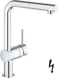 Grohe Minta Keukenkraan met uittrekbare handdouche, chroom 31397000