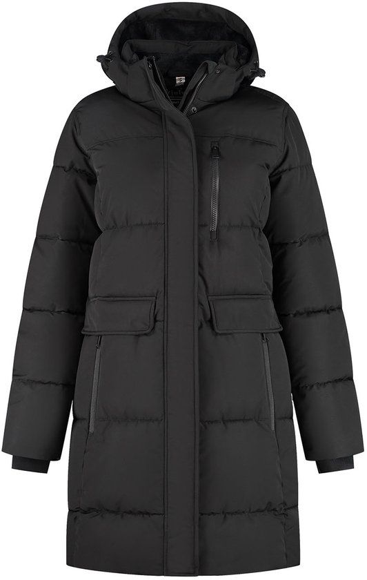 Kjelvik Marley Dames Outdoorjas - Black - Maat 42 - Zwart - Dames - Herfst/Winter 2025