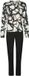 Pastunette Premium - Midnight Haze - Pyjama - EcoVero Viscose - Wit/Zwart - Maat 38