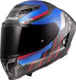 LS2 FF807 Dragon Trax Blauw Rood Integraalhelm - Helm
