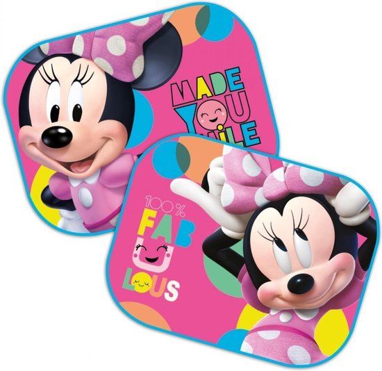 4KidsOnly Disney Zonnescherm Minnie Junior Roze 2 Stuks