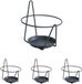 Unyqoos® Wandgemonteerde plantenpot houder met geïntegreerde schotel voor 16-18 cm potten