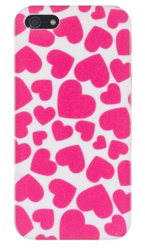 trendz TZIP4HTB iPhone 5/5S Hoesje - Roze/Wit