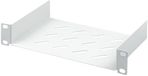 Merkloos Legbord 10 inch - Geperforeerde Staalplaat - Lichtgrijs Staal