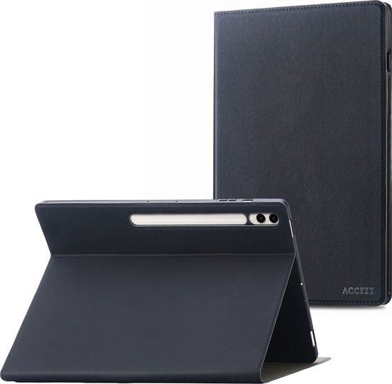 Accezz Classic Tablet Case - Book Case for Samsung Galaxy Tab S9 Plus / Tab S9 FE Plus - Black