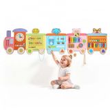 VEVOR Montessori Busy Board 18-en-1 tableau d'activités sensorielles en bois