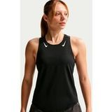 Nike AeroSwift Hardloopshirt Dames - zwart, wit, Maat L
