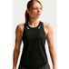 Nike AeroSwift Hardloopshirt Dames - zwart, wit, Maat L
