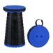 Relaxdays Camping krukje - Telescopisch - Blauw-Zwart