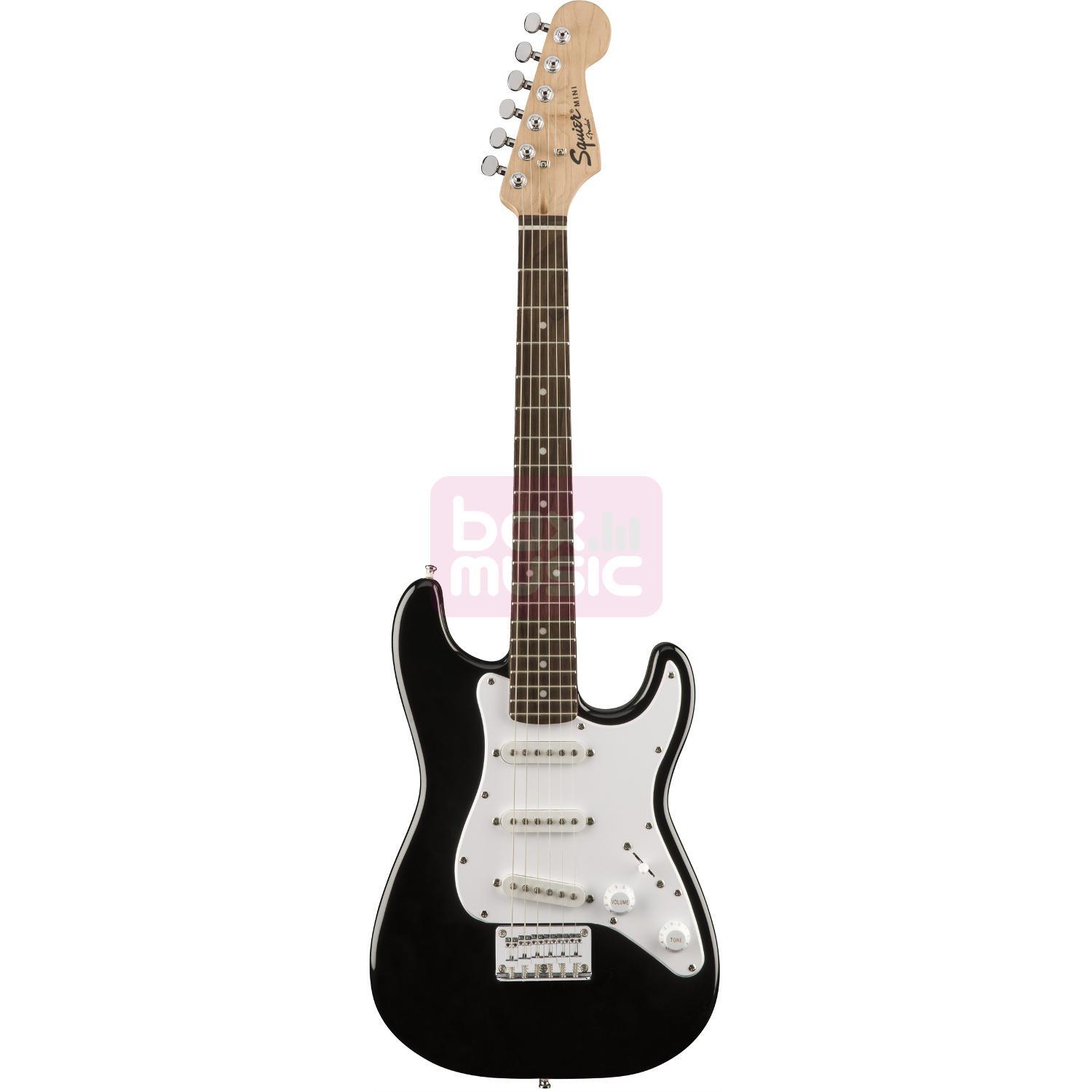 Squier Mini Strat Black V 2 reiskindergitaar