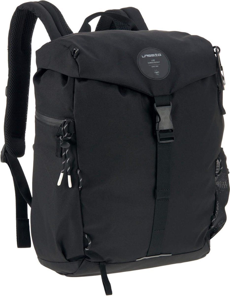 Lässig Green Label Outdoor Rugzak - Luiertas zwart