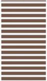 vidaXL Zebra rolgordijn 135x200 cm stofbreedte 130,9cm polyester bruin