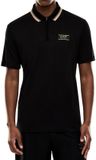 Ea7 Emporio Armani Korte Mouw Poloshirt Zwart XL Man