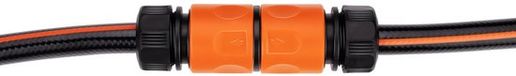 BLACK+DECKER Tussenstuk Tuinslang - ⌀ 3.2 x 5.2 CM - Verbind 2 Slangen - Zwart