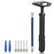 Alyvisun Pompe à Ballon avec Poignée, Kit de Pompe Ballon Portable, Pompe à Main avec Aiguille et Tuyau d'extension pour Basket-ball, Volleyball, Ballon, Tube en alliage d'aluminium durable